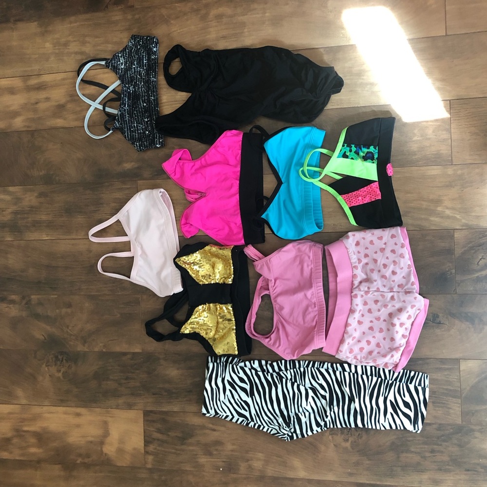 Lot of dance clothing